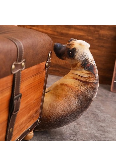 Zyzqstore Yastık 3d Sevimli Gerçekçi Komik Köpek Karikatür Çok Renkli Ev Hayvanları İçin Çok Renkli