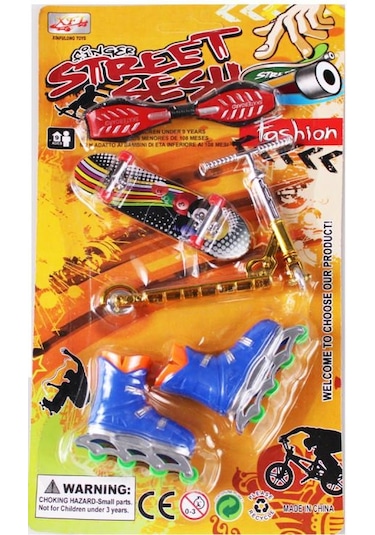 012-a7 - Parmak Kaykay Ve Paten Vidalı Kartela