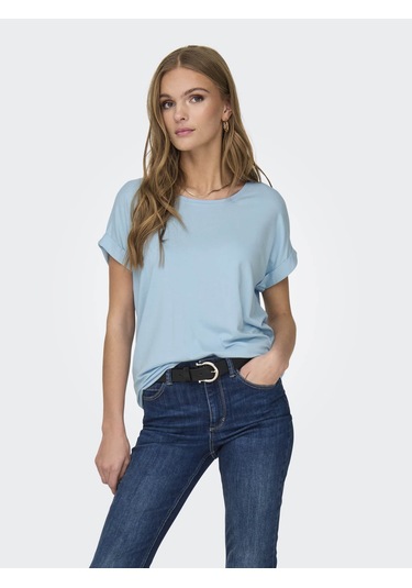 Only Onlmoster Mavi Kadın T-shirt 15106662 Mavi