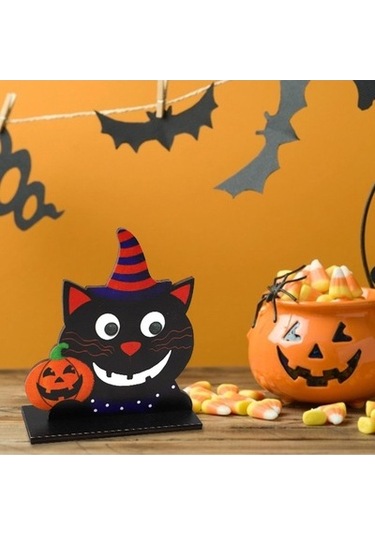 Lijinxu Cadılar Bayramı Masa Süslemeleri Parti Topper S Için