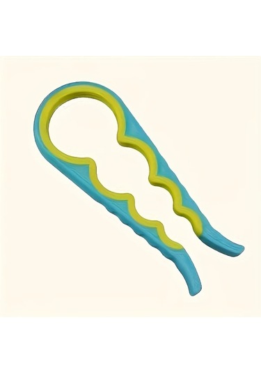 Xuweiwei Yeşil 4ü1 Açacak Kaymaz Tutamaklı Kompakt Kapak Açma Makinesi Mutfak Bar Hediye Yeşil