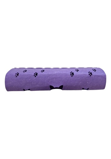 Kedi Oyuncağı Tüneli 1. Kalite 3mm Keçeden Geçmeli Kedi Ve Pati Figürlü 9 Renk A8