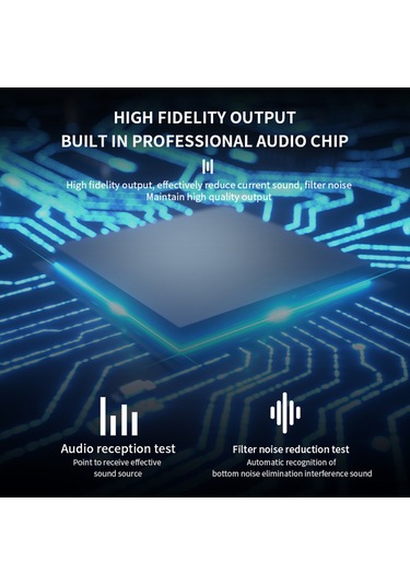 Youtek Profesyonel Taşınabilir Şerit Mikrofon - Canlı Yayın Ve Kayıt İçin Type-c Bağlantılı