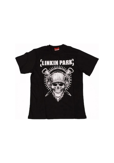 Linkin Park No:2 Tişört Siyah Çok Renkli