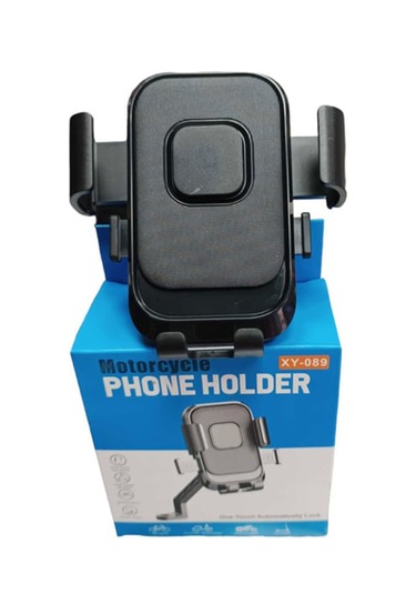 Tek Tuşla Kitlenebilen Motosiklet Telefon Tutucu Ayna Bağlantılı