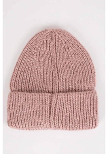 Defacto Kadın Dokuma Etiketli Kışlık Bere R7539az24wnpn10 Pembe Defacto Kadın Dokuma Etiketli Kışlık Bere R7539az24wnpn10 Pembe