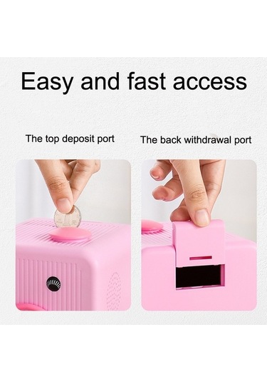 Tongxida Emojili Ses Kumbara Siyah, Elektrikli Hediye