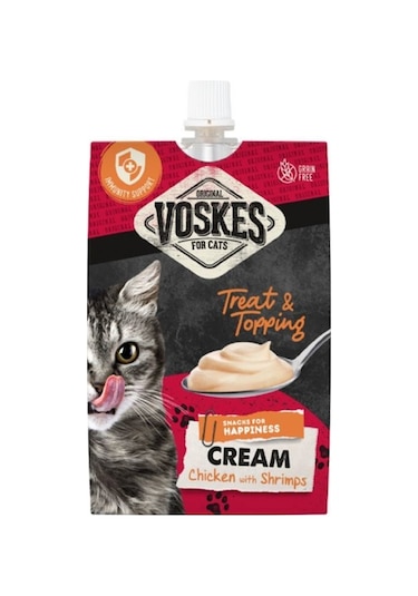 4 Adet Voskes Cream Karışık Kedi Ödülü 90gr