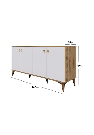 Simple Konsol Ekru Ceviz