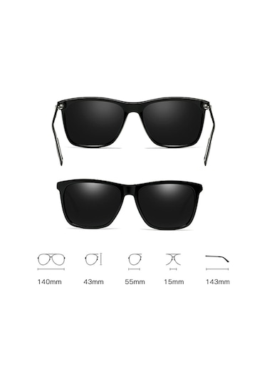 Cbtx Uv 400 Polarize Erkek Güneş Gözlüğü Siyah - Gri