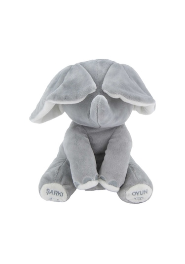Babycim Cee Ee Oyuncu Fil Jumbo Eğitici Peluş Fil Sesli Hareketli