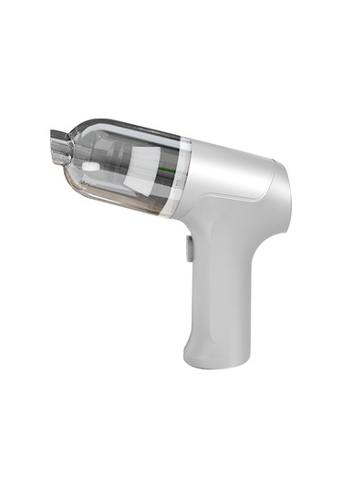 Teltree Beyaz 60w El Tipi Minyatür Süpürge - Ev Ve Araç İçin Kablosuz, Islak-kuru Kullanim, 5000pa Gürültü, 4000mah Pil