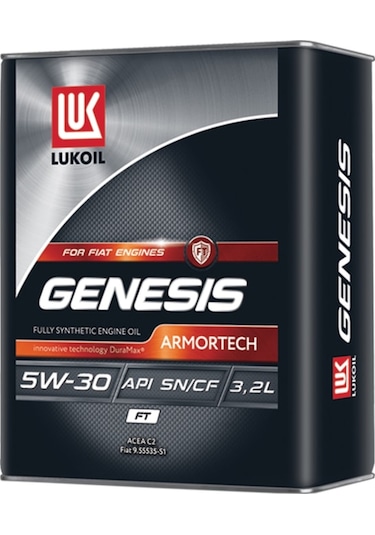 Lukoil Genesis Armortech Ft 5W-30 Tam Sentetik Motor Yağı 3.2 L