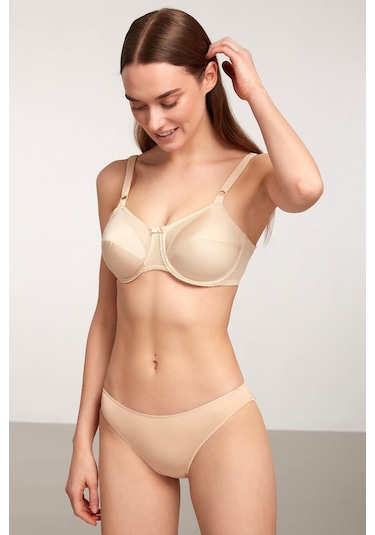 Kom Nelly Ten Balenli Telli Toparlayıcı Sütyen Ten