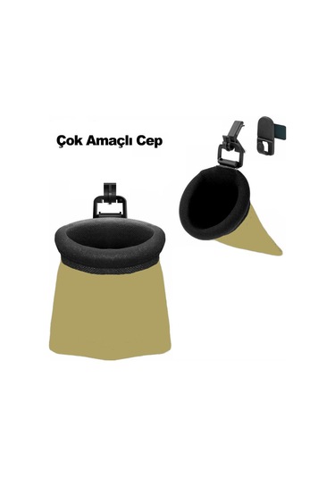 OTO MOTTO Araç İçi Çok Amaçlı Kese Bej