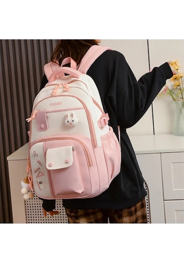Jıalan Sevimli Tavşan Çocuk Okul Genç Kızlar İçin Sırt Çantası