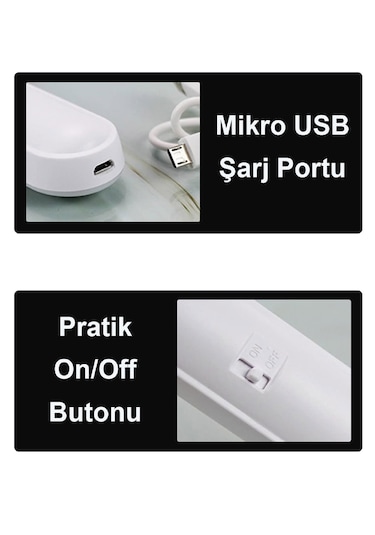 Greentech Usb Şarjlı 3 Renk Işıklı Led Aydınlatma / GT-CL03