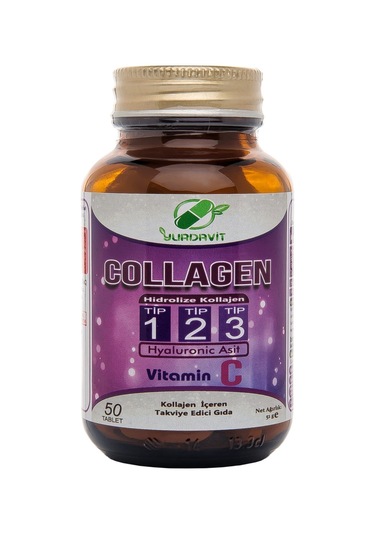 Yurdavit Hidrolize Collagen Kolajen Type Tip 1-2-3 Hyaluronic