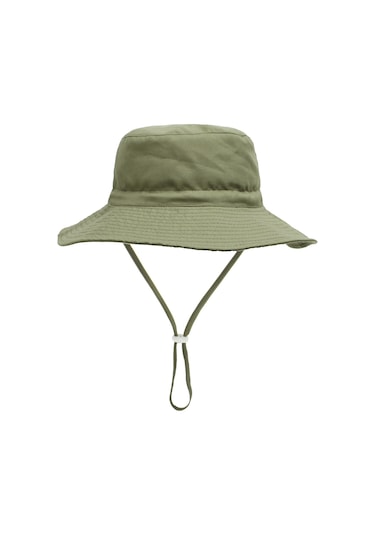 Uv Güneş Korumalı Hızlı Kuruyan Günlük Kullanıma Uygun Petityu Upf50+ Güneş Korumalı Ayarlanabilir Haki Renk Şapka Haki