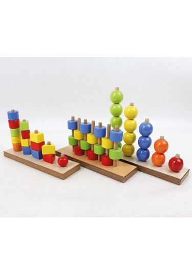 Şekilleri Ve Renkleri Öğreniyorum Ahşap Akıl Ve Zeka Oyunları Set