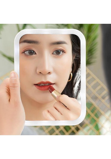 Suntek Usb Makyaj Kozmetik Döner Ayna Dokunmatik Ekran Beyaz