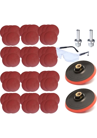 Ugr Cırt Zımpara Seti Matkap Aparat Gözlük 115 Mm 65 Parça N11.3750