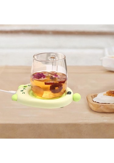 Homyl Su Için Akıllı Kupa Isıtıcı Ped Yaratıcı Masa Yeşil