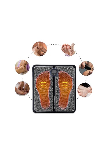 Vkemall Elektrikli Ayak Masaj Pedi - 9 Seviye, 6 Mod İle Rahatlama Ve Kan Dolaşımını Artırma 112 Karakter