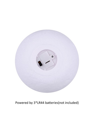 Konesam Bz1560 Silikon Ay Şekilli Beyaz Gece Lambası - Çocuk Odası Dekoru, Hediye Seçeneği, Yumuşak Işık, Kolay Kullanım Beyaz