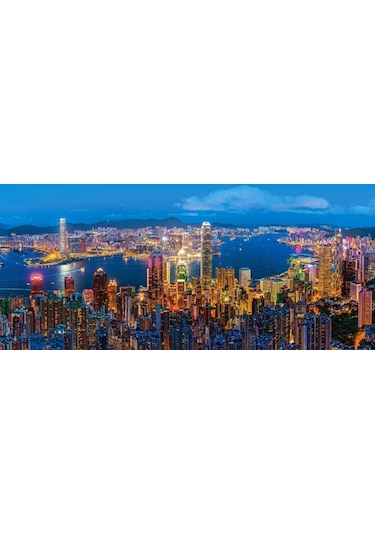 Castorland 600 Parça Hongkong Işıkları Puzzle