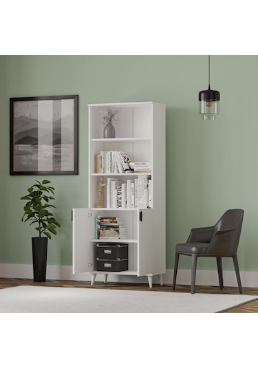 İnci 2 Kapaklı Kitaplık