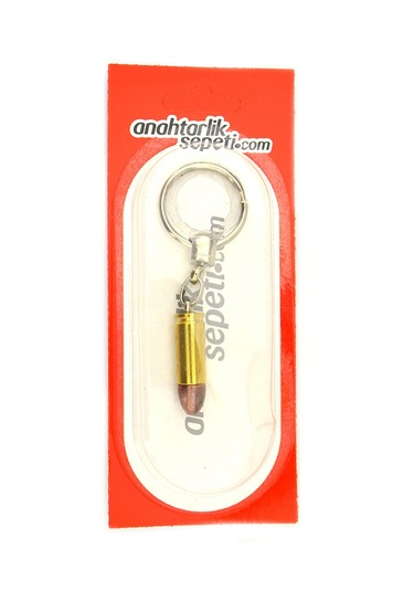 9 Mm Maket Mermi Anahtarlık