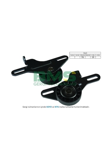 BMS-031 ALTERNATÖR GERGİ RULMANI CLIO II 1.4-1.6 98-05 -KANGOO 1
