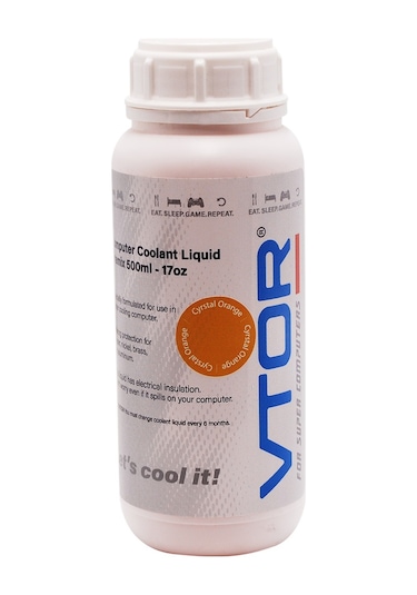Vtor Bilgisayar Soğutma Sıvısı 500ML Kristal Turuncu