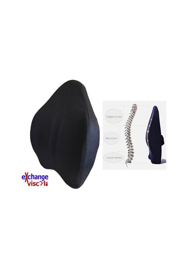 Viscoli Yastık Oturma Simidi + Boyunlu Bel Yastığı + Boyun Seyahat Yastığı