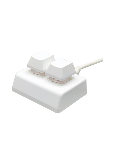 Suntek 2 Tuşlu Klavyesi, Type C Pc Programlama Makro Ses Beyaz