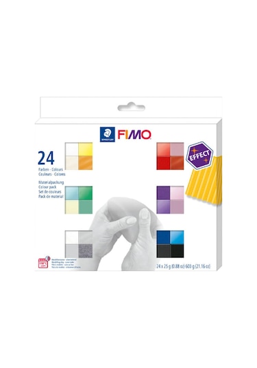 Staedtler Fimo Effect Modelleme Kili Seti 24 Renk