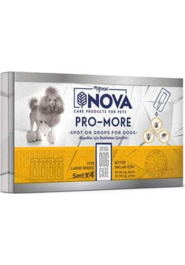 Nova Büyük Irk Köpek Sağlık Damlası (5ml*4 adet) 35-55 kg arası