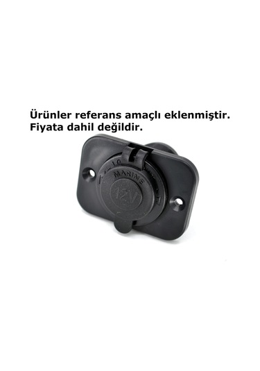 Motoraid 1 Yuvarlak Delikli Pano Montaj Port Plastik Yuva Çakmak Usb Panel