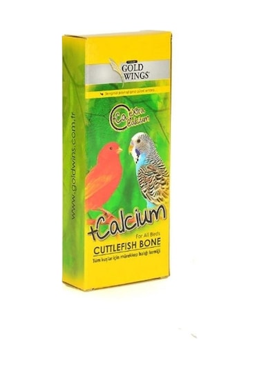 Gold Wings Küçük Boy Kalamar Kemiği Mürekkep Balığı Kemiği 2'li 2 Adet