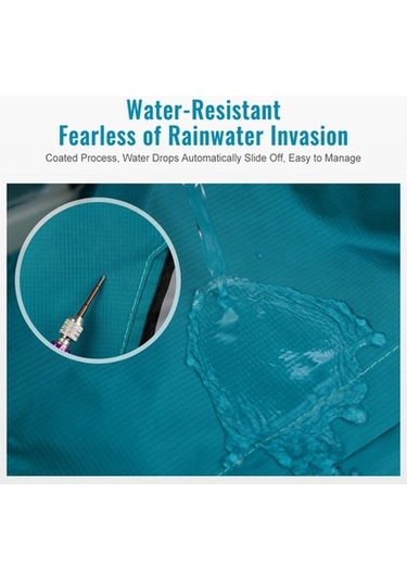 Didadodo Hafif Katlanabilir Su Geçirmez Sırt Çantası - Yürüyüş, Seyahat Ve Kamp İçin Pratik Mavi Renkli Mavi