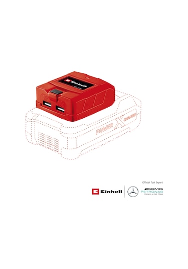 Einhell TC-CP 18 Li USB - Solo Akülü Mobil USB Şarj Cihazı - 4514120