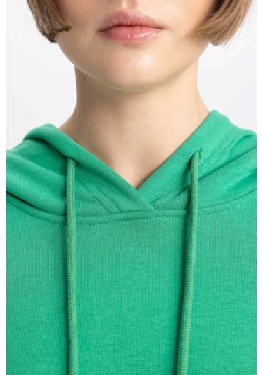 Defacto Oversize Geniş Kalıp Polo Yaka Sweatshirt B7834axnsgn48 Yeşil Defacto Oversize Geniş Kalıp Polo Yaka Sweatshirt B7834axnsgn48 Yeşil