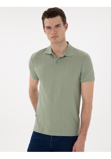 Pierre Cardin Erkek Çağla Tişört 50310233-vr016 Çağla