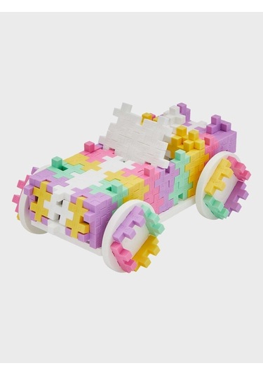 Plus - Plus Minecraft Temalı Silindir Kutuda Color Cars Candy Şeker Arabası Yapı Oyuncağı 200 Parça