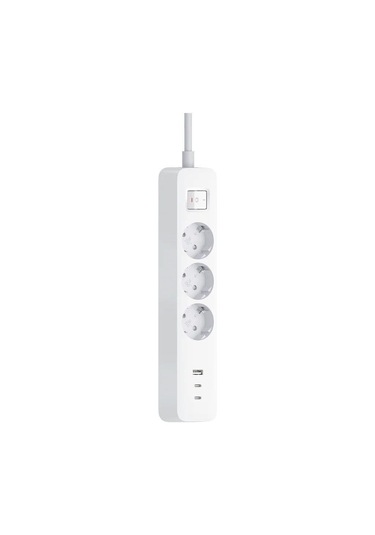 Xiaomi 20 W Power Strip XMCXB01EU Anahtarlı Type-C USB'li 1.4 m 3'lü Priz