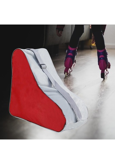 Suntek Paten Çantası Taşıma Ayakkabıları Saklama Kırmızı