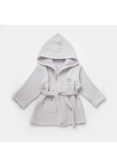 Bibaby Lamb Friends Bornoz 66467 Gri 3 - 4 Yaş