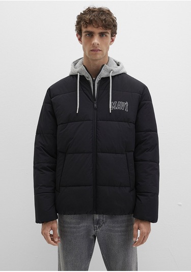 Mavi - Siyah Ceket 0110662-71379 Siyah