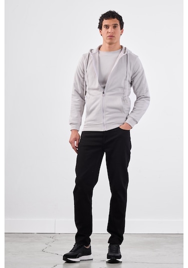 Dufy A.gri Erkek Sweatshırt - Regular Fit Gri